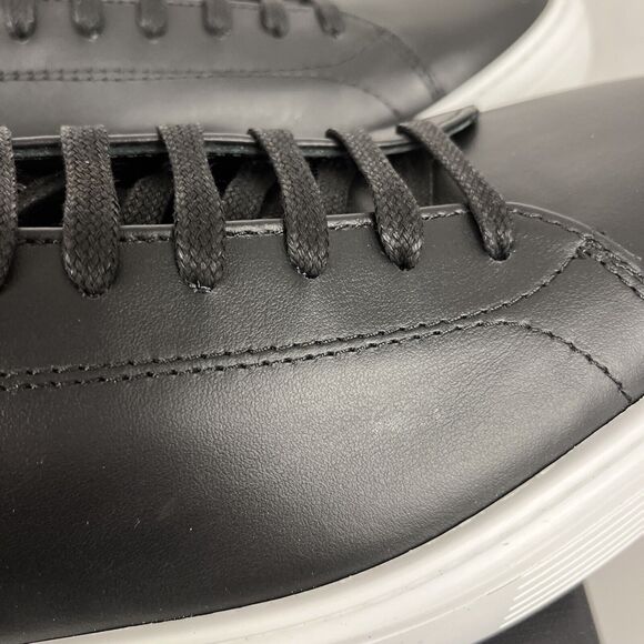 GoodMan Mens Sneakers 9.5 Legend London Black Italy Leather Shoes Good Man - Picture 7 of 11